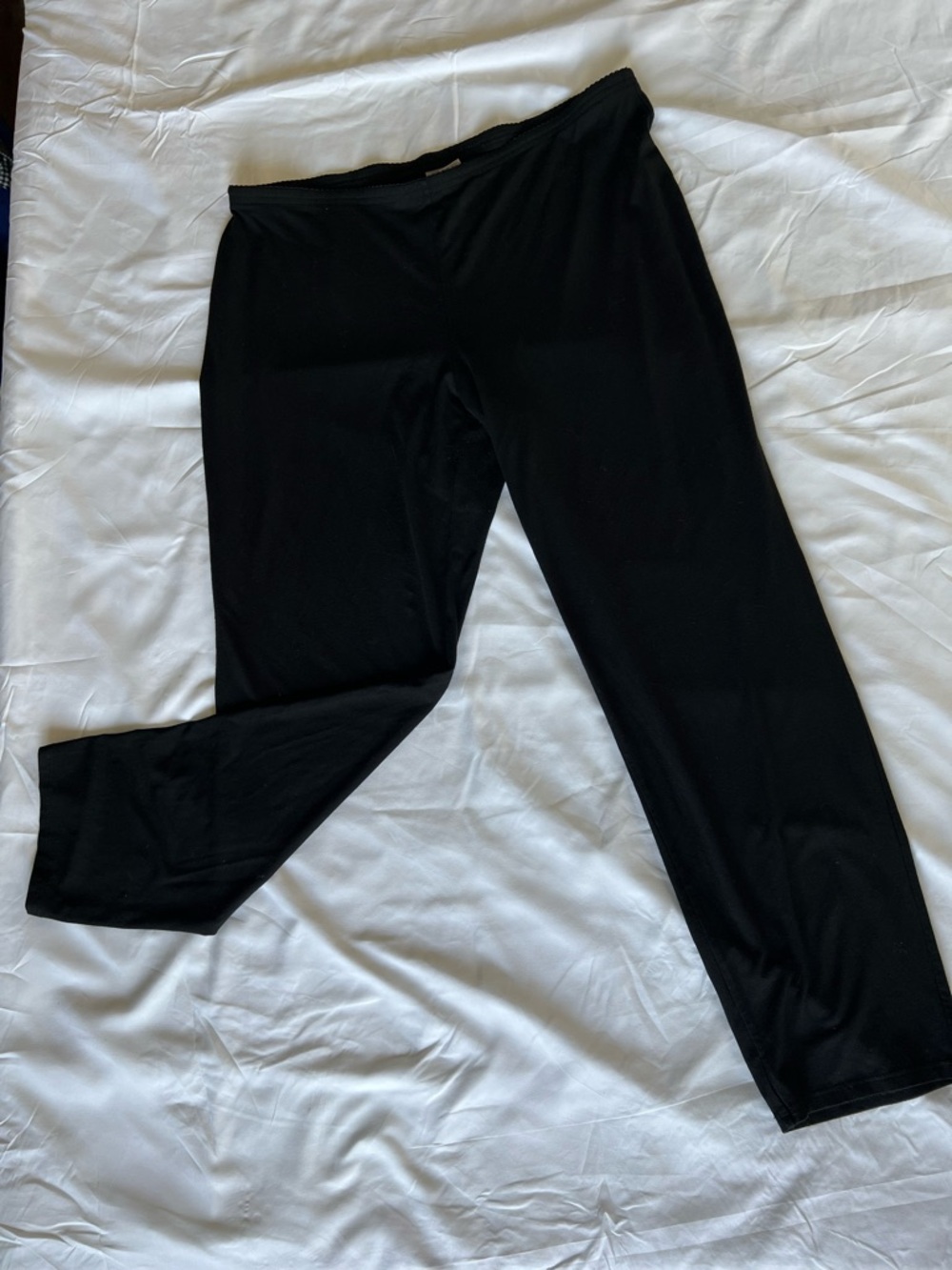 J Jill Wearever Collection Slim Ankle Pants Large Black Pull On Stretch Career